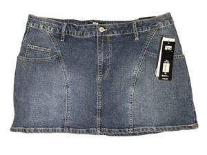 Denim Skirt Tined Indigo Size S (4-6)